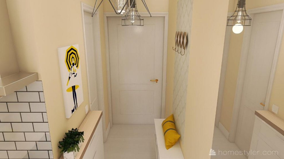 Крошечная, но очень уютная квартира 23 м2