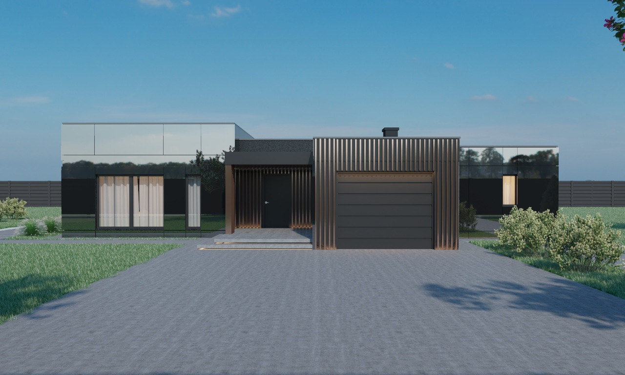 Проект одноэтажного дома №9