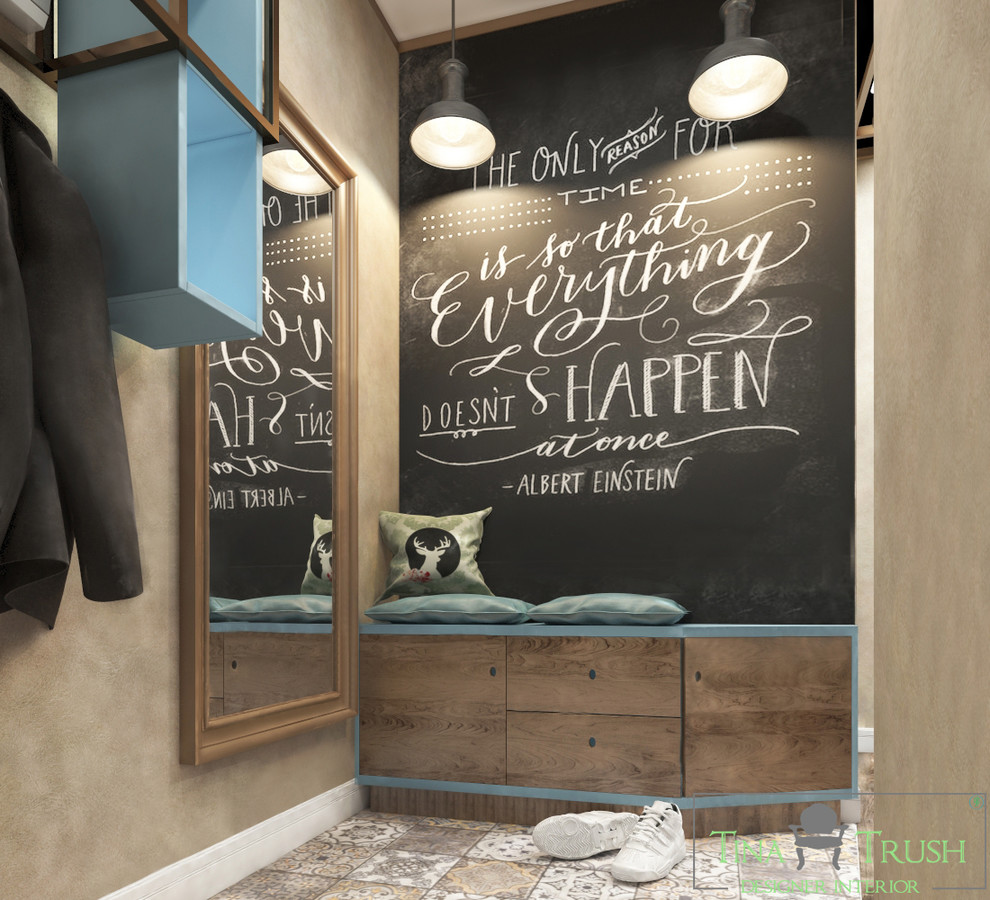 Обложка проекта: Интерьер прихожей в стиле лофт