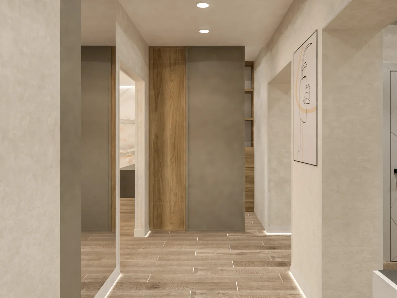 Вариант интерьера в светлых оттенках