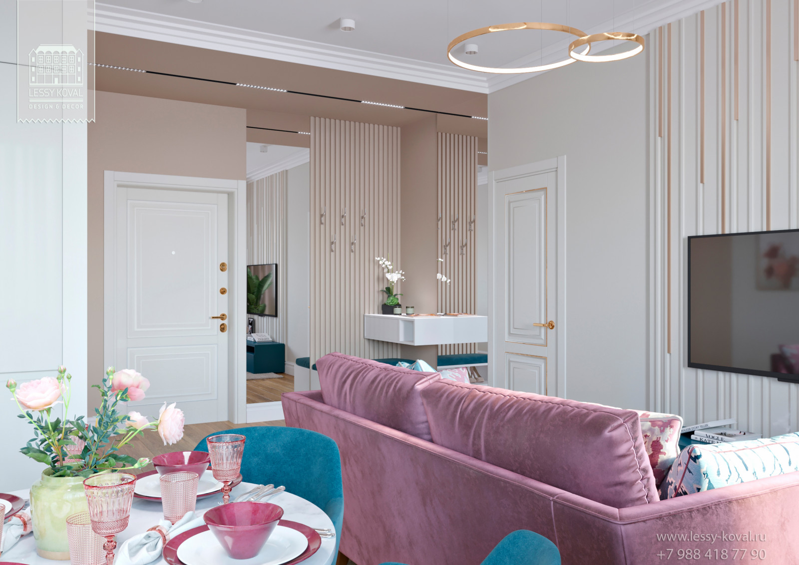 Море и фламинго