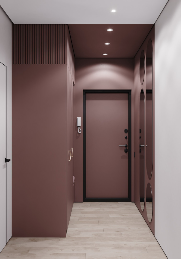 Кухня-гостиная в проекте для молодой девушки