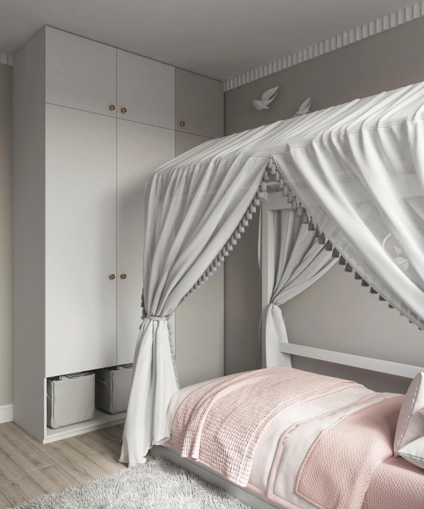 Обложка проекта: Розовая детская для девочки