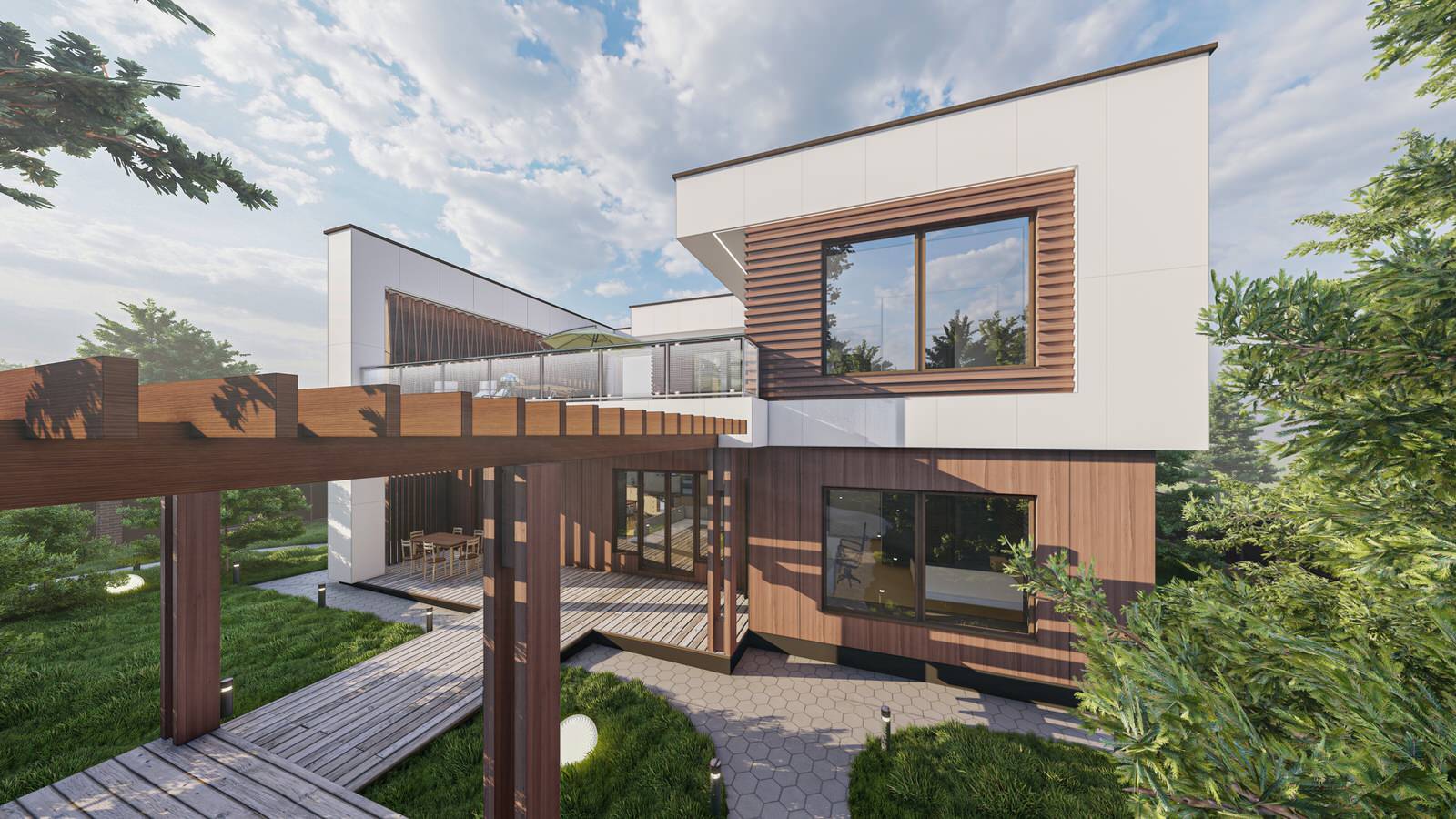 Жилой дом под Казанью. Пос. Форест Парк