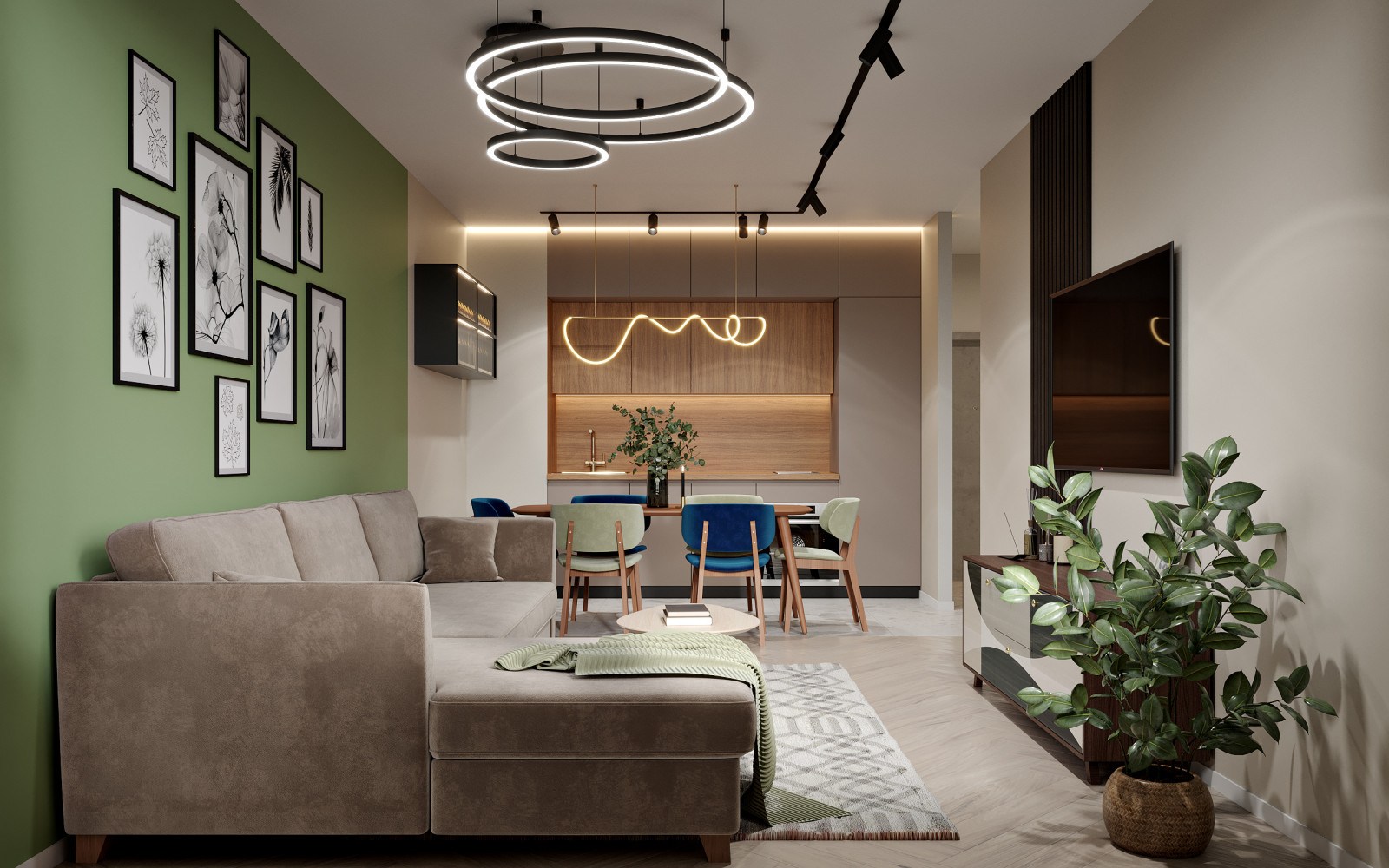 ЖК "Микрогород в лесу" 108 м2