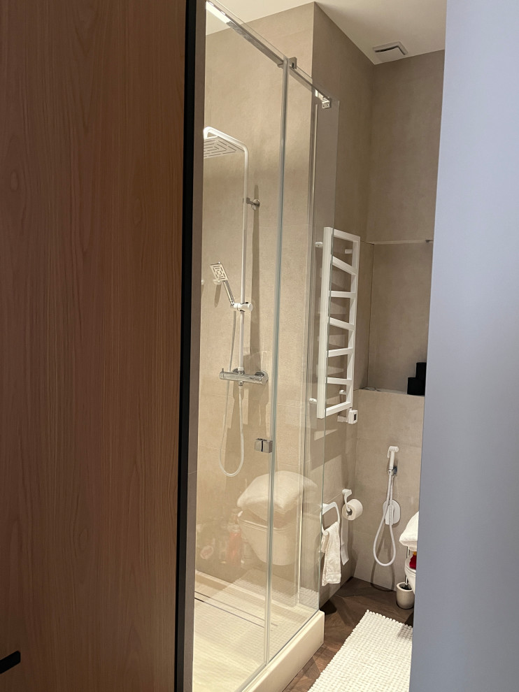 Стеклянная перегородка в душевую