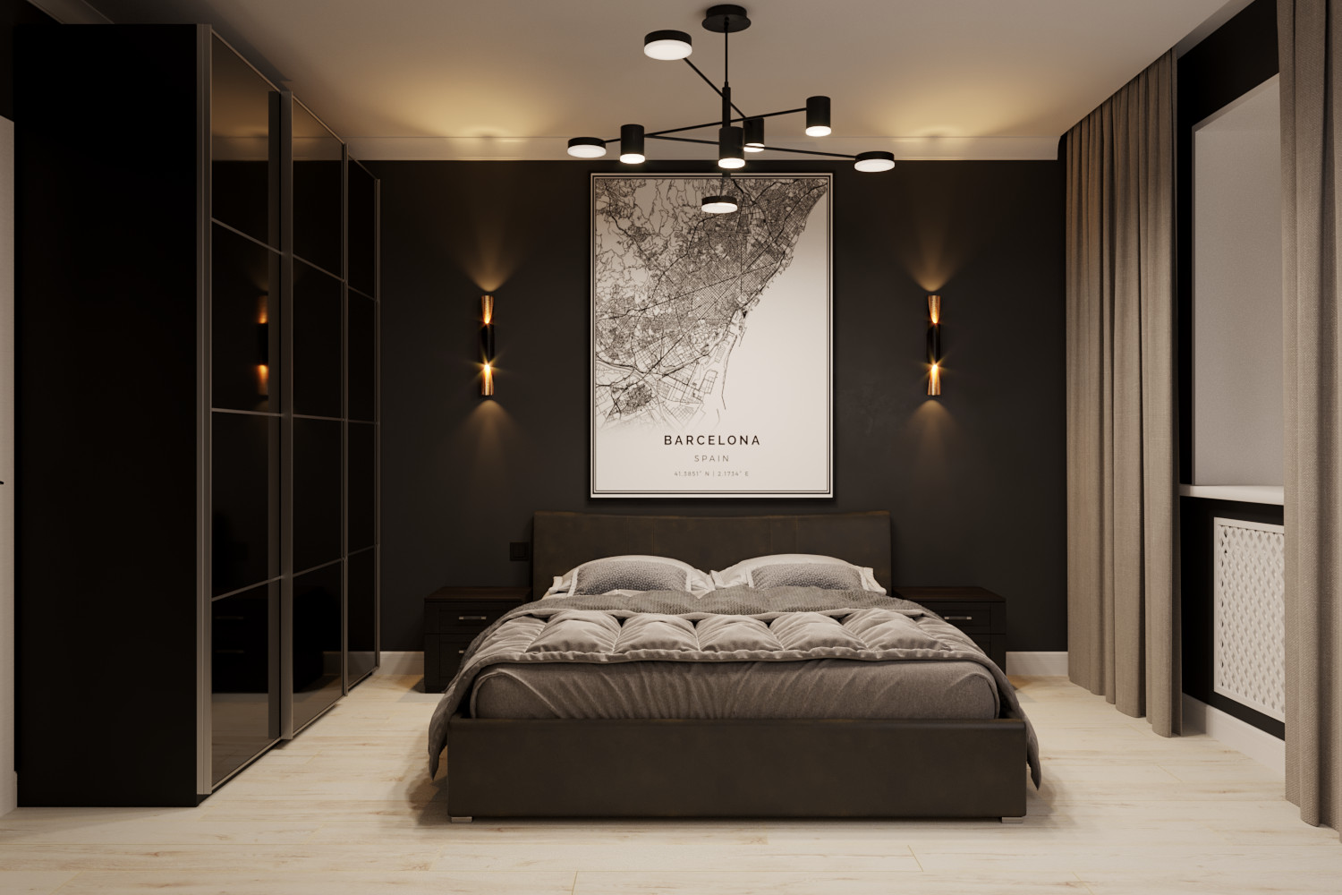 Дизайн-проект квартиры в стиле "эклектика"