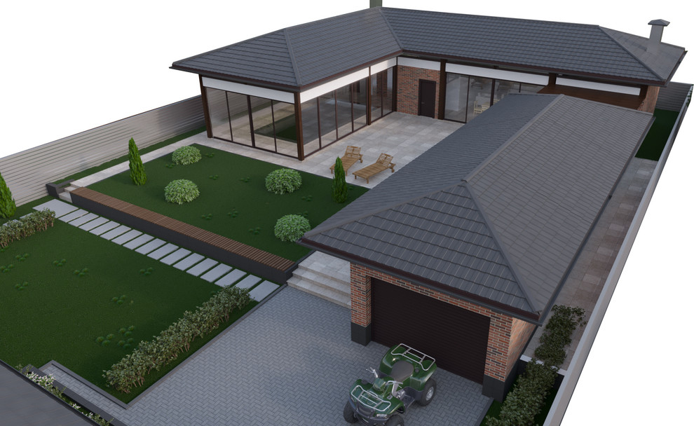 Частный дом с банным комплексом