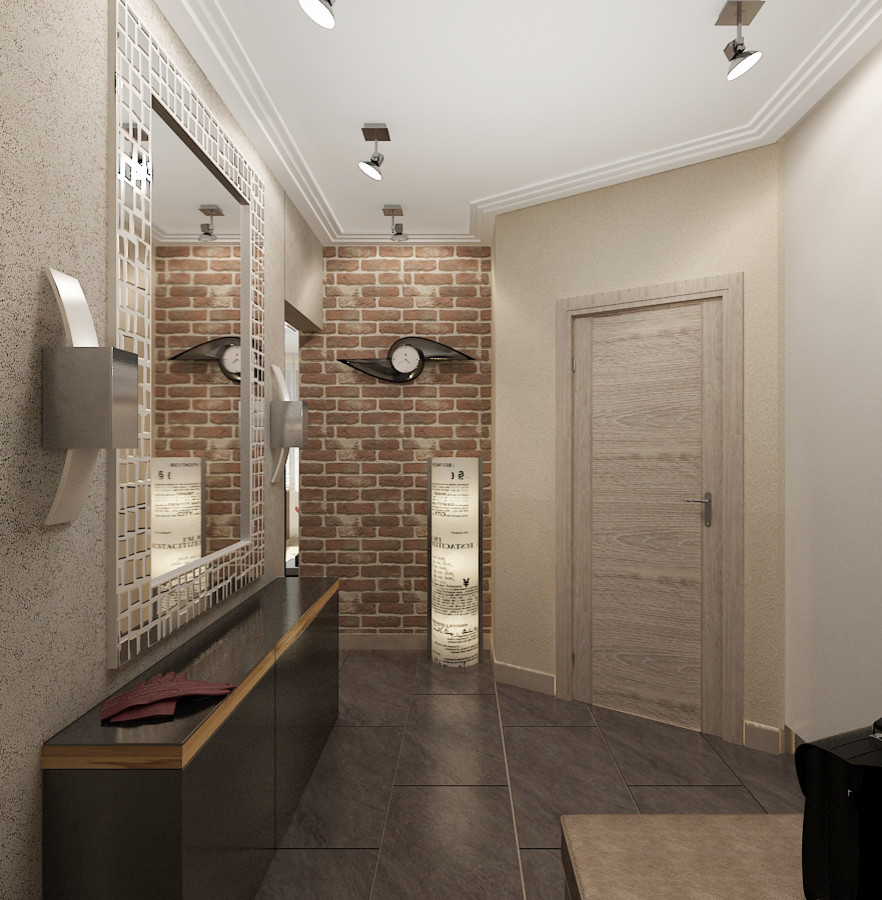 Проект интерьера квартиры в современном стиле, ул. Космонавтов, 105 м.кв.