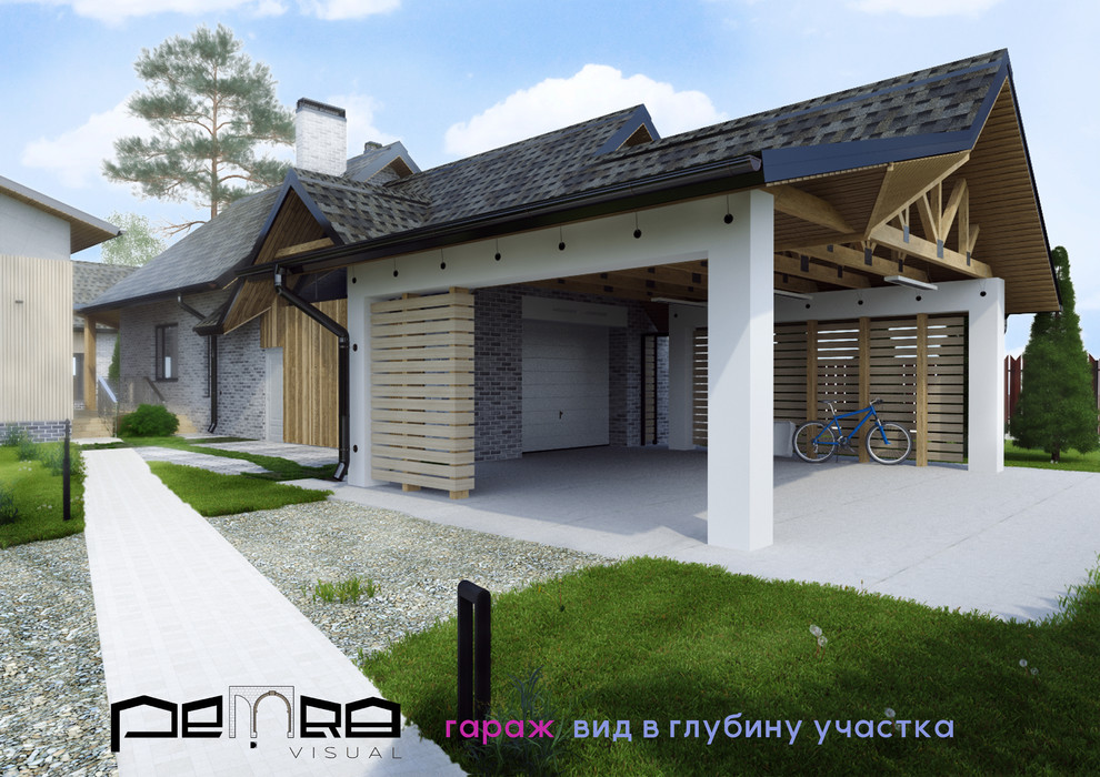 Проект индивидуальной застройки участка для ИЖС