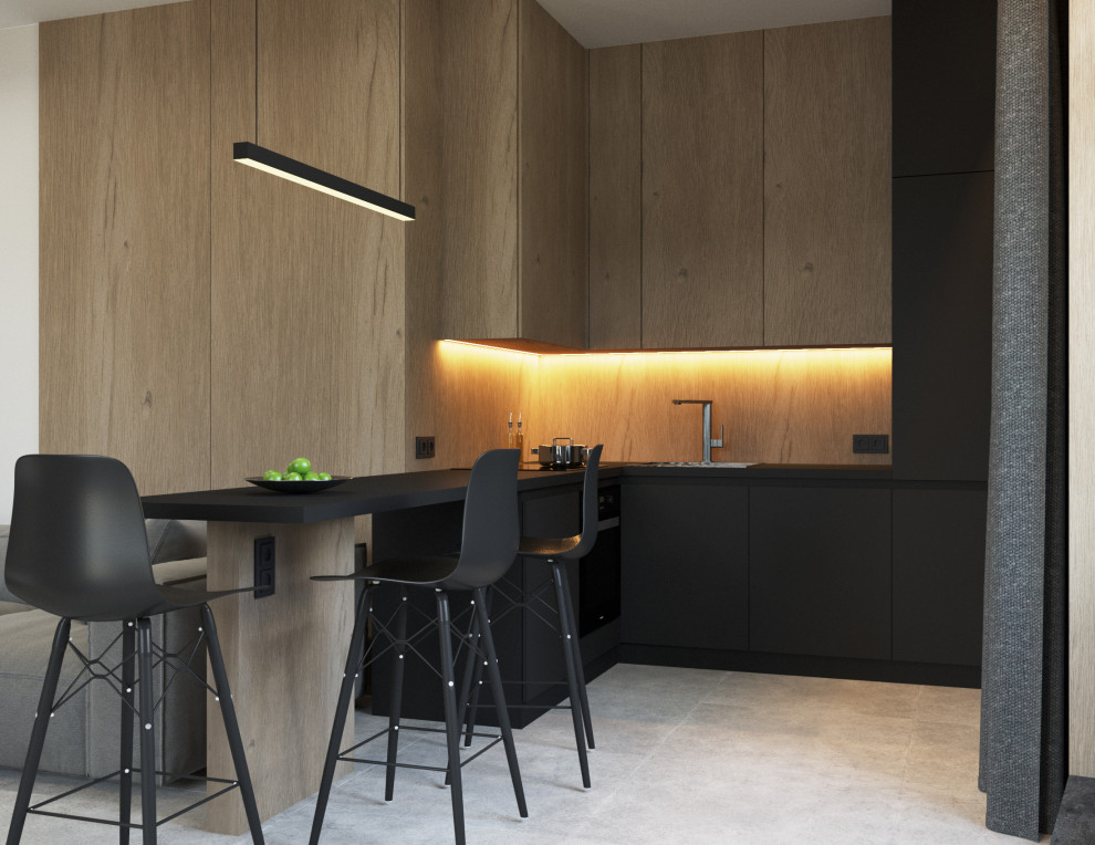 Современная квартира с видом на лес