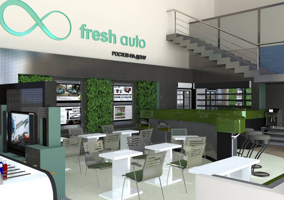 Дизайн интерьера автосалона
