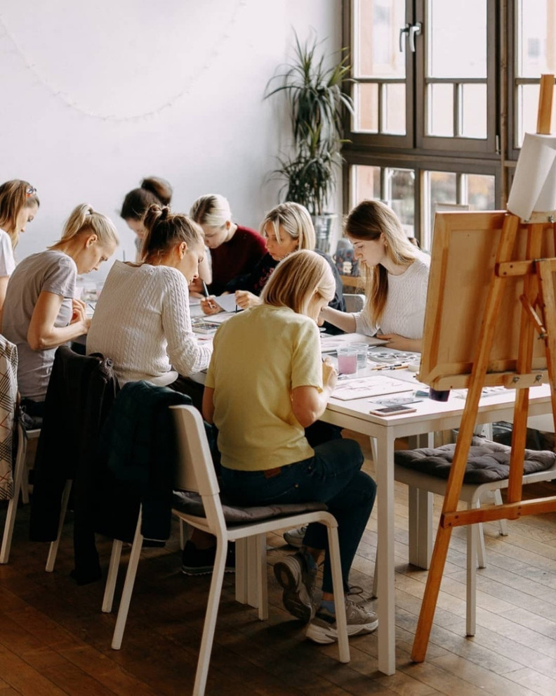 Обложка проекта: Дизайн-проект студии Живописи в центре современного искусства ВИНЗАВОД