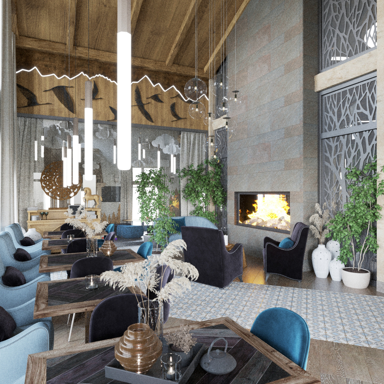 Ресторан загородного комплекса