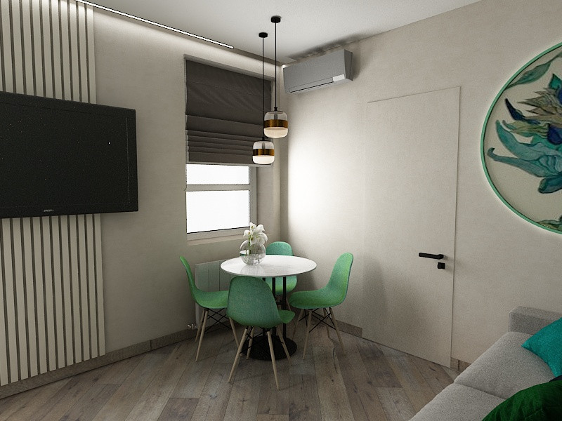 Квартира изумрудная