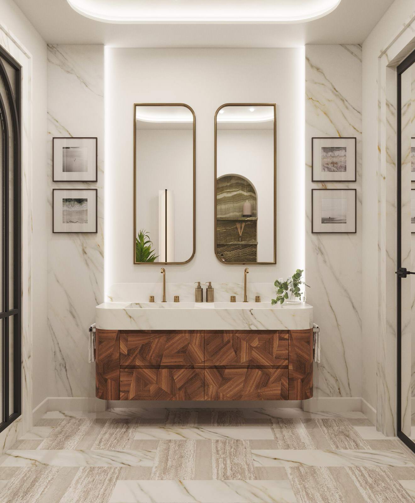 Дизайн-проект квартиры 200м², ЖК Neva Haus