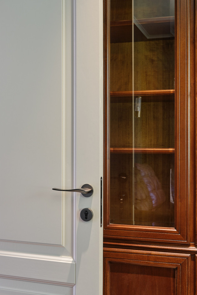 Кантри Ral 1013 в интерьере дома