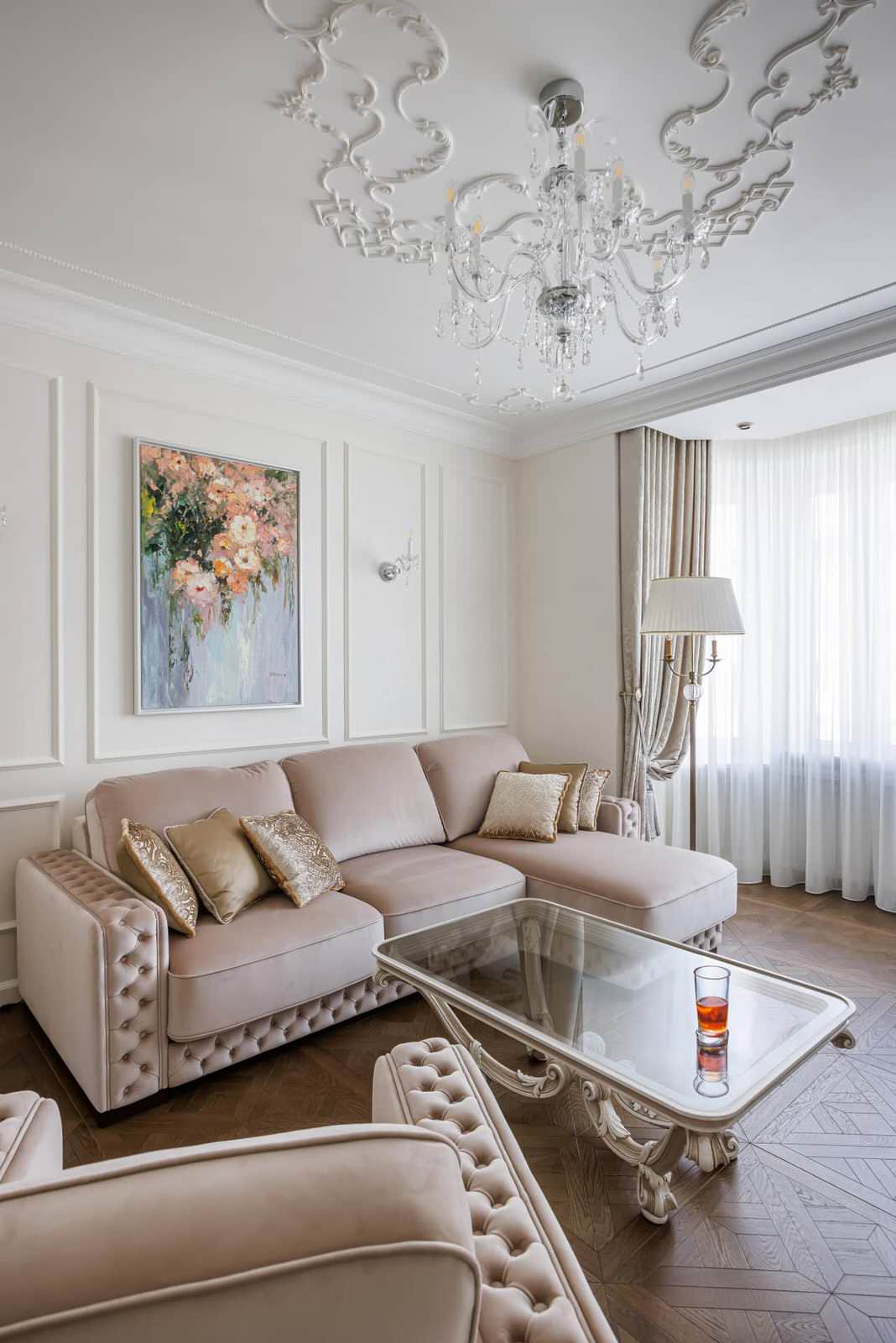 Дизайн и ремонт квартиры на 1ой Тверской-Ямской улице — Игра в классику