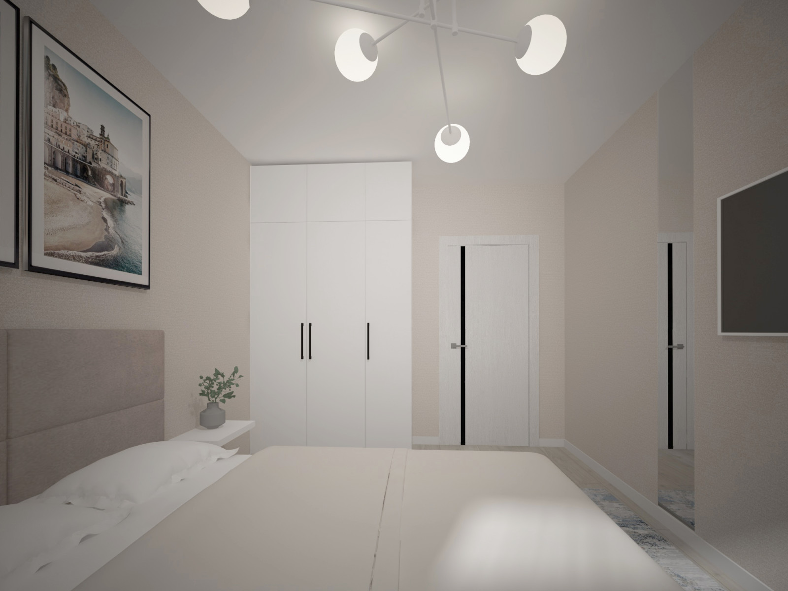 Современная квартира под сдачу в аренду.