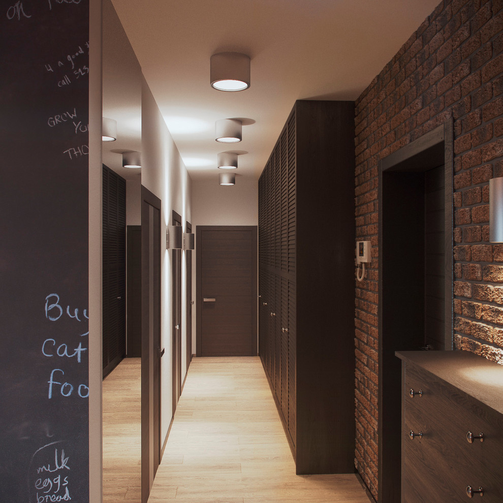 Современный интерьер с элементами лофт