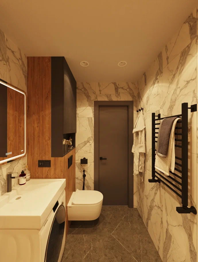 Дизайн-проект квартиры для молодого с человека