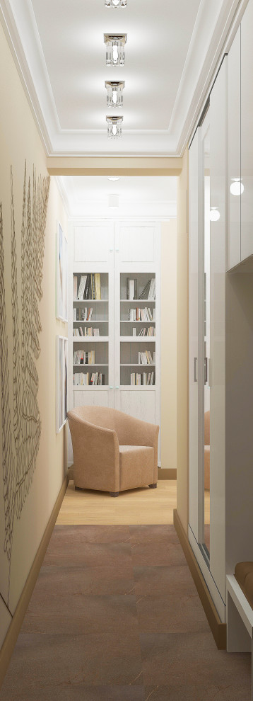 Обложка проекта: Эклектичный. Квартира для трех поколений - "Мята и папоротник"