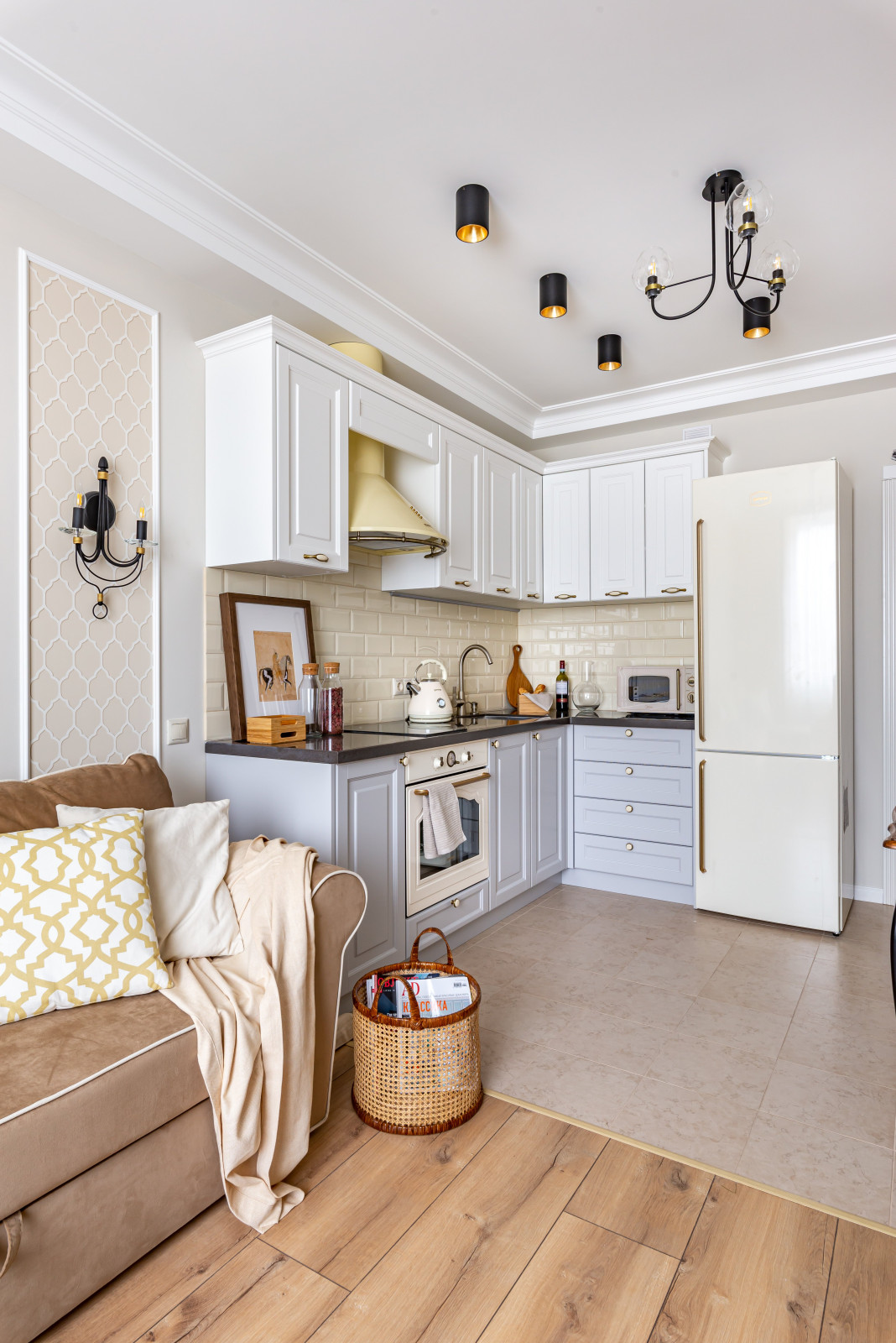 Квартира в аренду, которую сняли за один день: кухня-гостиная