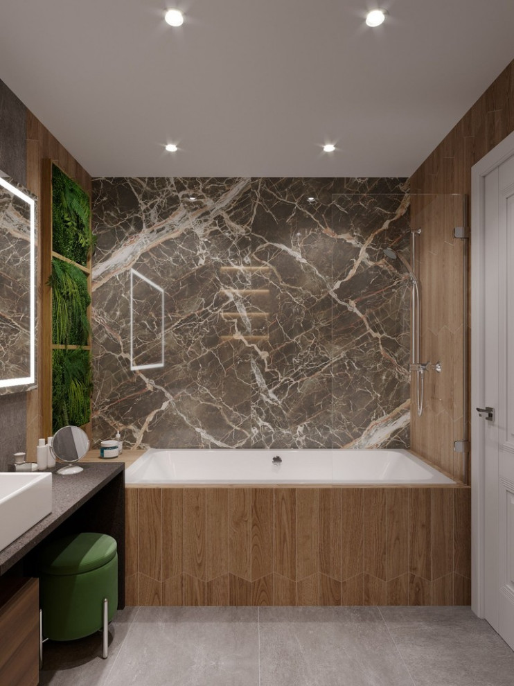 Дизайн интерьера квартиры в современном стиле в ЖК «Царская столица», 107 кв.м.