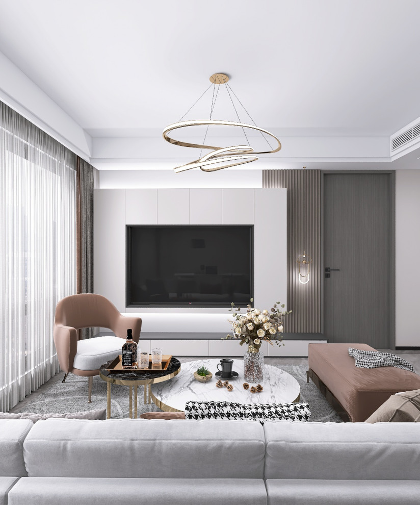 Конкурсная работа 70 кв.м. (кухня-гостиная)