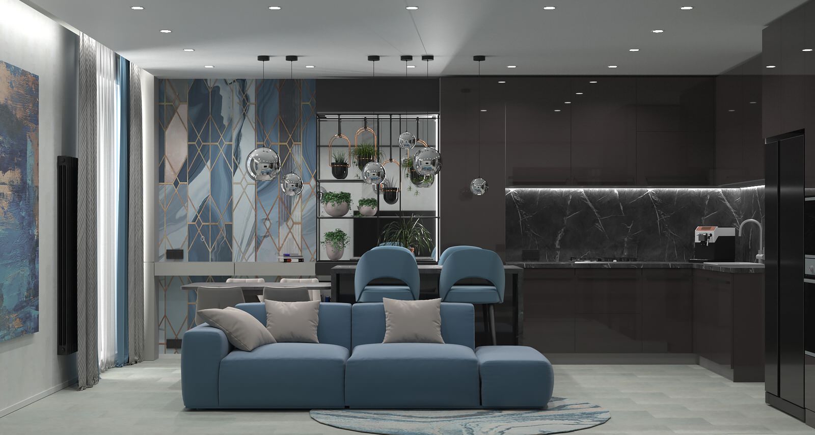 Квартира 1 комнатная