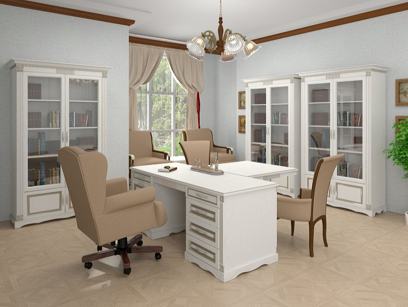 Домашние кабинеты и библиотеки