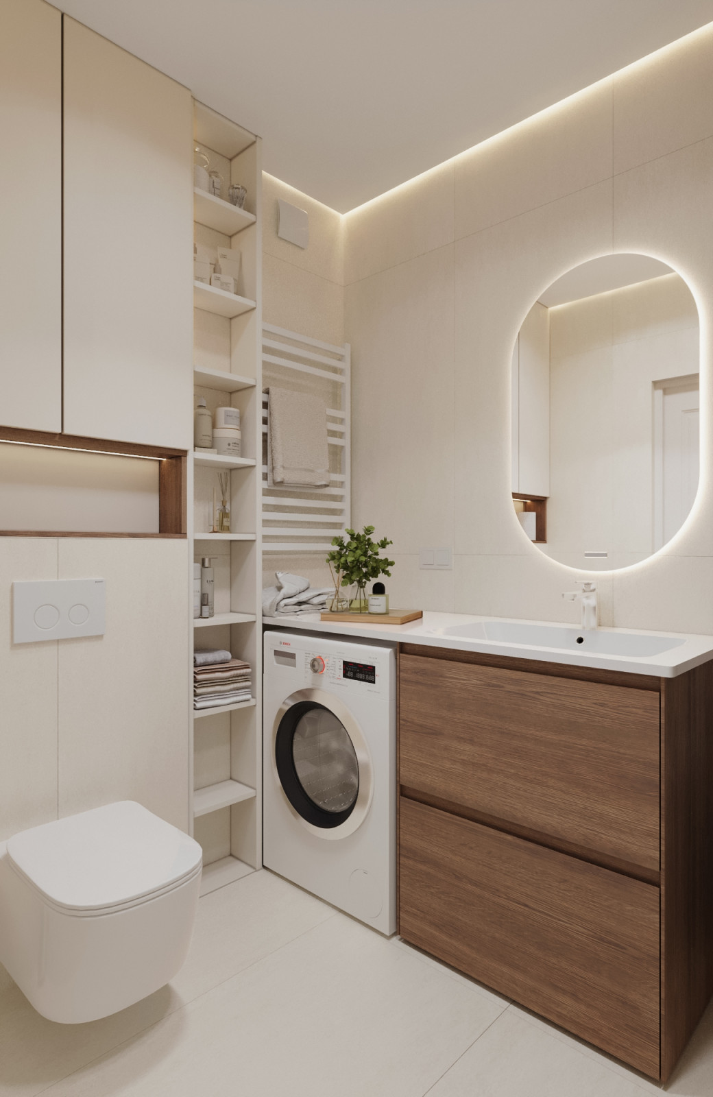 Дизайн двухкомнатной квартиры в современном стиле