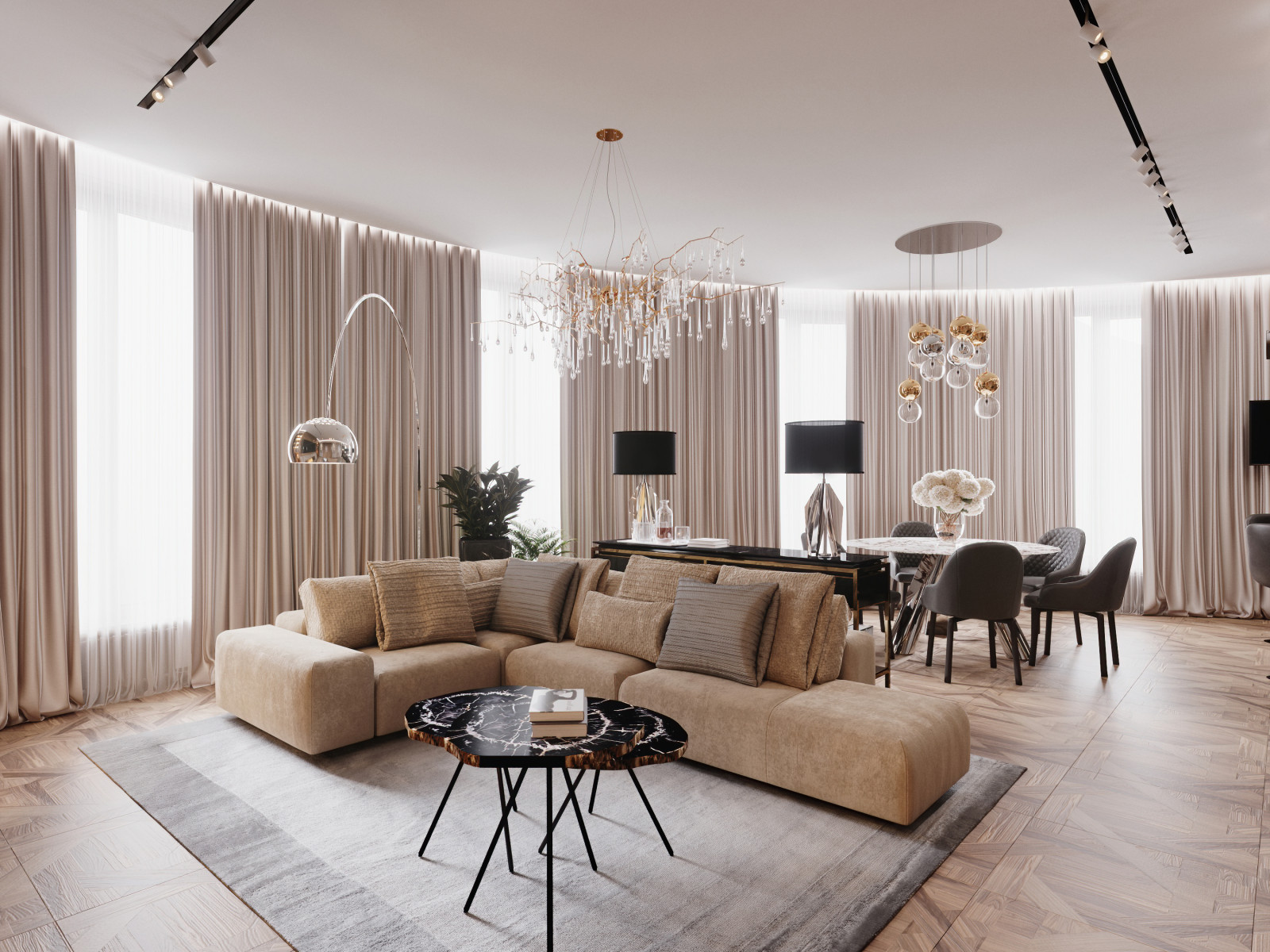 ЖК "Новый город" 140 м²