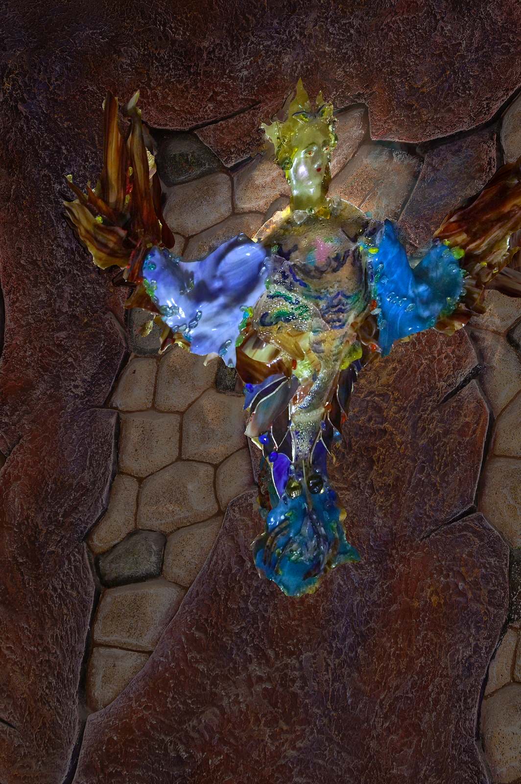 Обьемный витраж-витражные лампы в стиле тиффани.