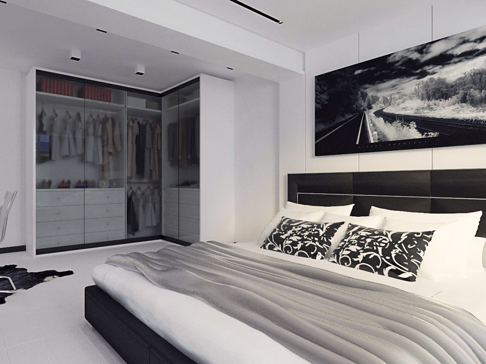 Комфорт и изящество черно-белого интерьера