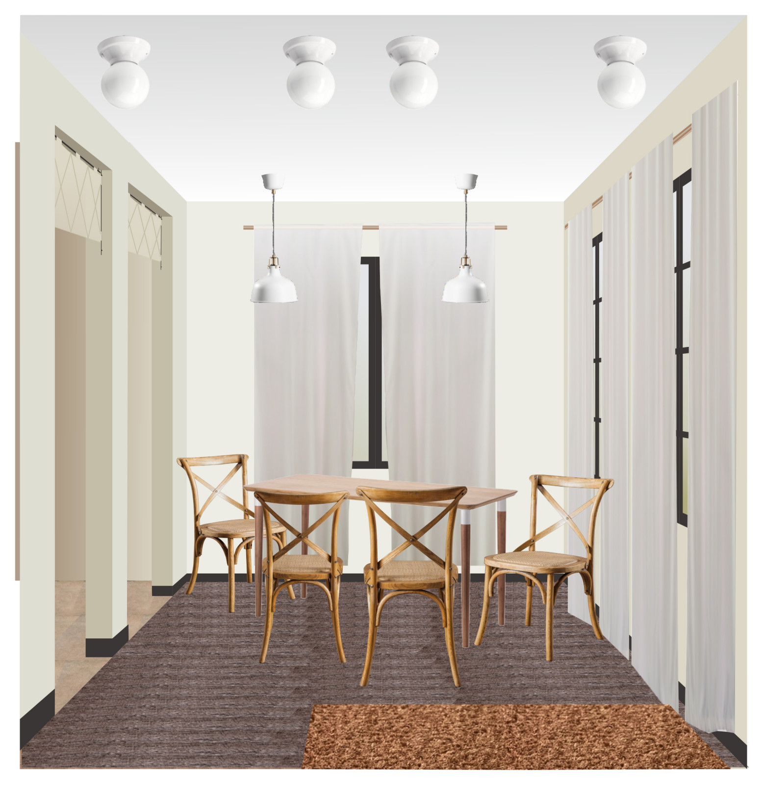 Обложка проекта: Проект интерьеров загородного дома в ЛО