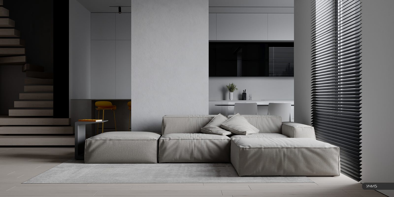 MIRA | Проект двухуровневой квартиры на проспекте Мира