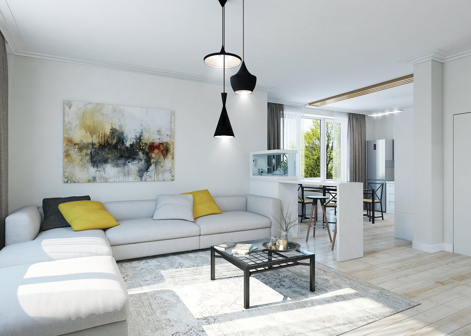 Коттедж в белом