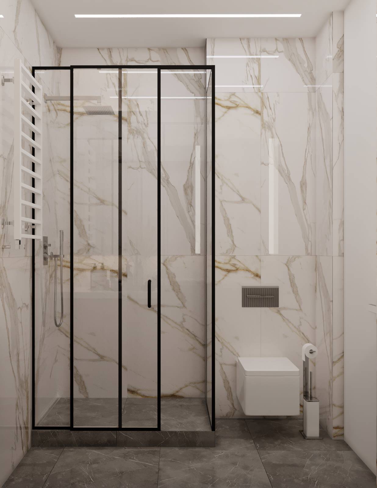 Дизайн квартиры-студии 44 кв.м.в г.Москва ЖК Monodom