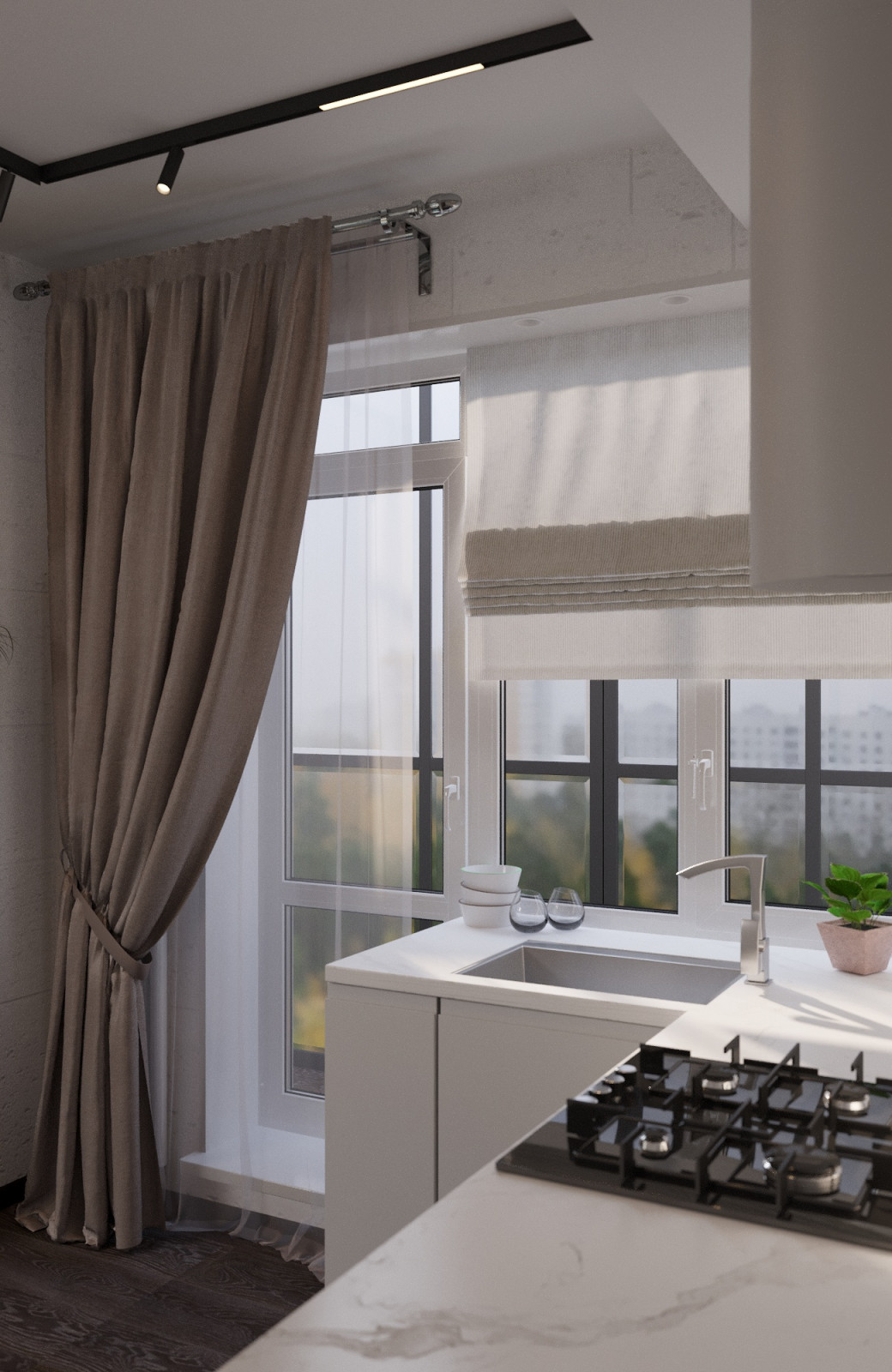 кухня-гостиная