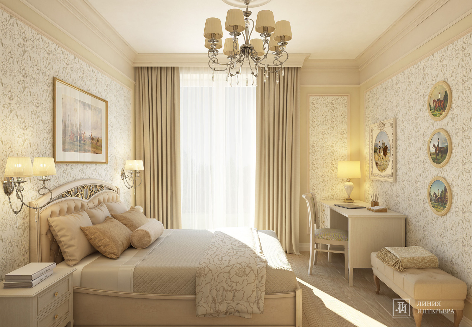 Загородный Дом в Подмосковье, классический интерьер