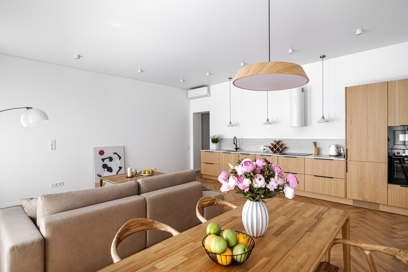 Светлая квартира в скандинавском стиле