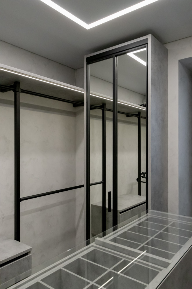 Шкаф со складными дверьми в профиле raumplus s1200