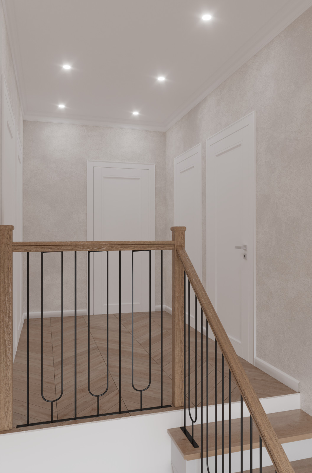 Дизайн интерьера двухэтажного дома 120 кв.м.