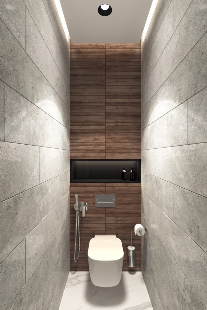 Обложка проекта: Дизайн интерьера ВАННОЙ в ЖК CLEVER PARK