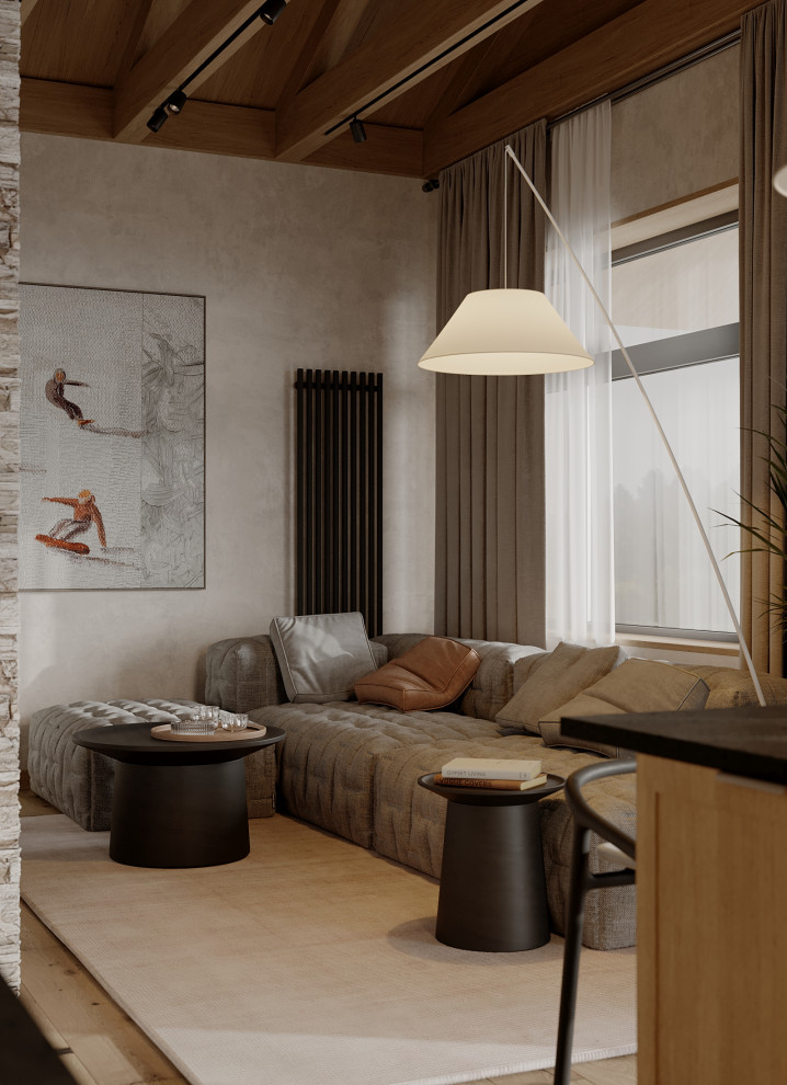 Обложка проекта: "Дом у озера" Гостиная