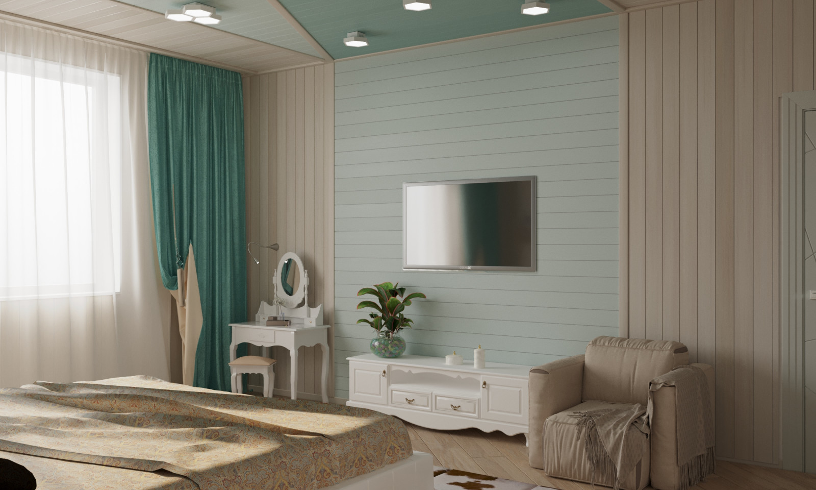 Интерьер деревянного дома, Нижегородская область