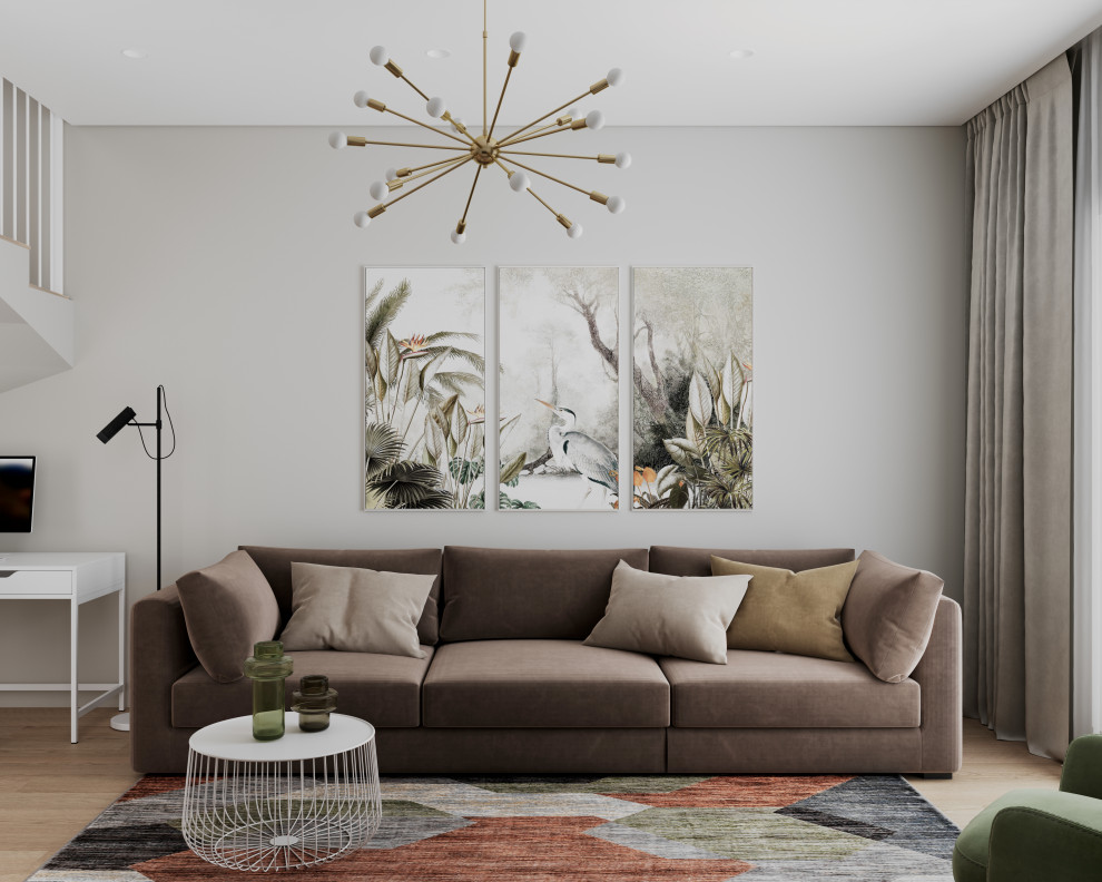 Частный дом с небольшой высотой потолков