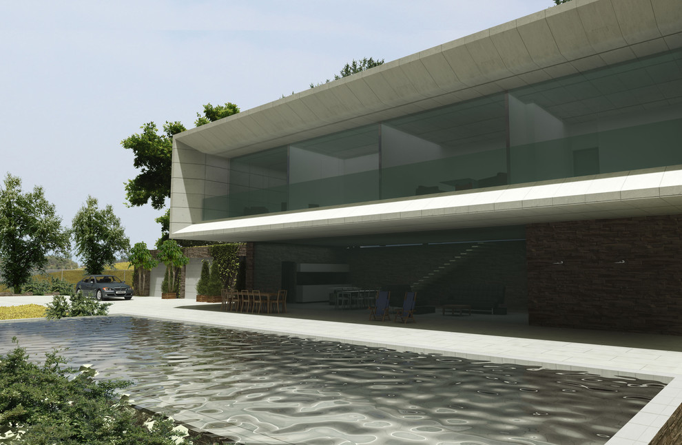 Дом на склоне