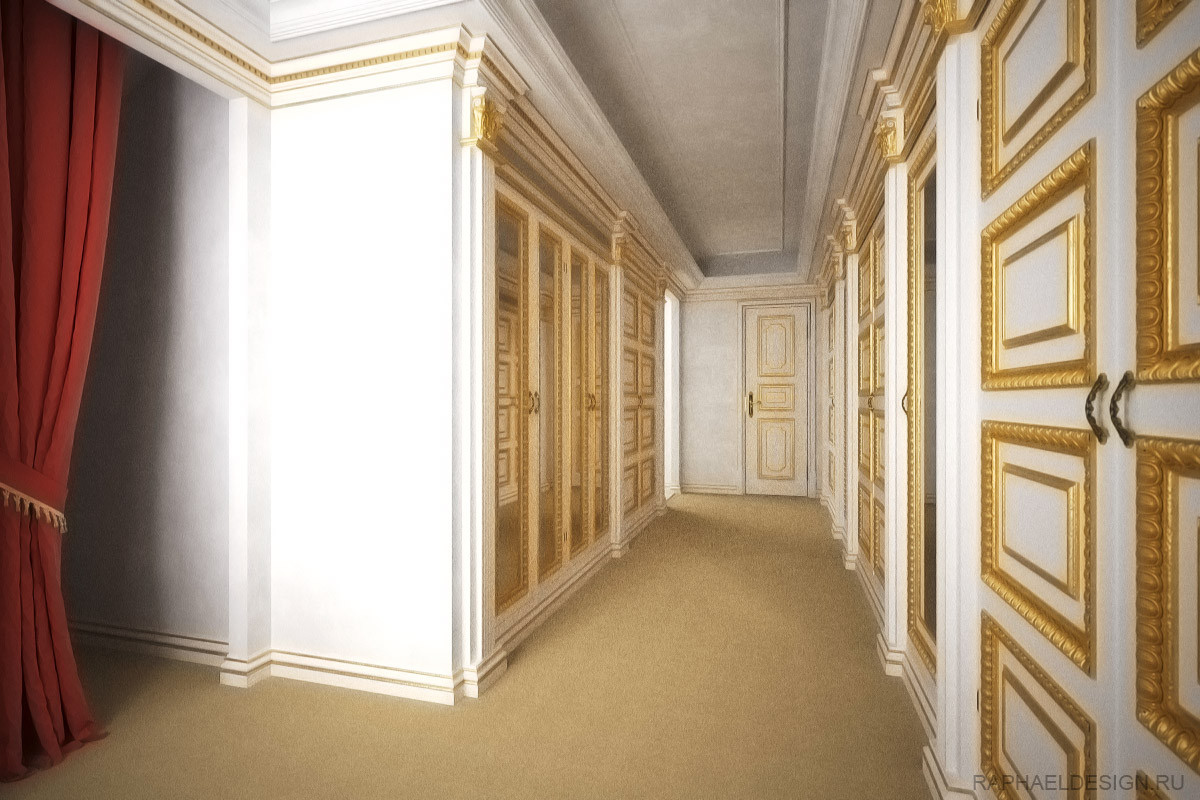 Обложка проекта: Дизайн интерьера загородного дома в классическом стиле